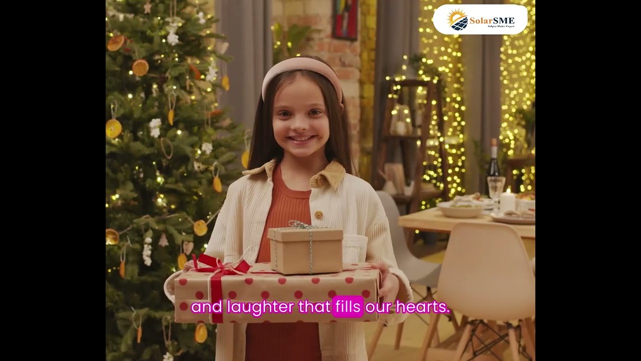 Merry Christmas from SolarSME #christmas #solarenergy #solarpower