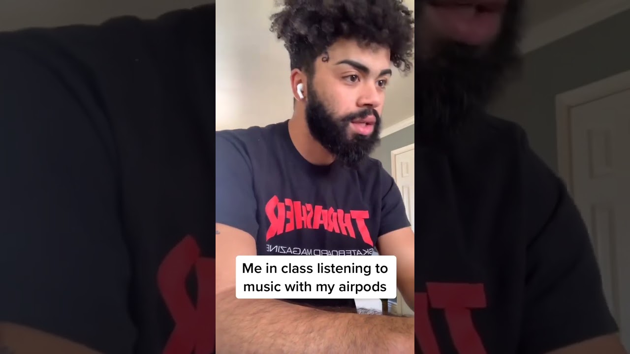 A Student's Secret Music Habit and the Professor's Perspective