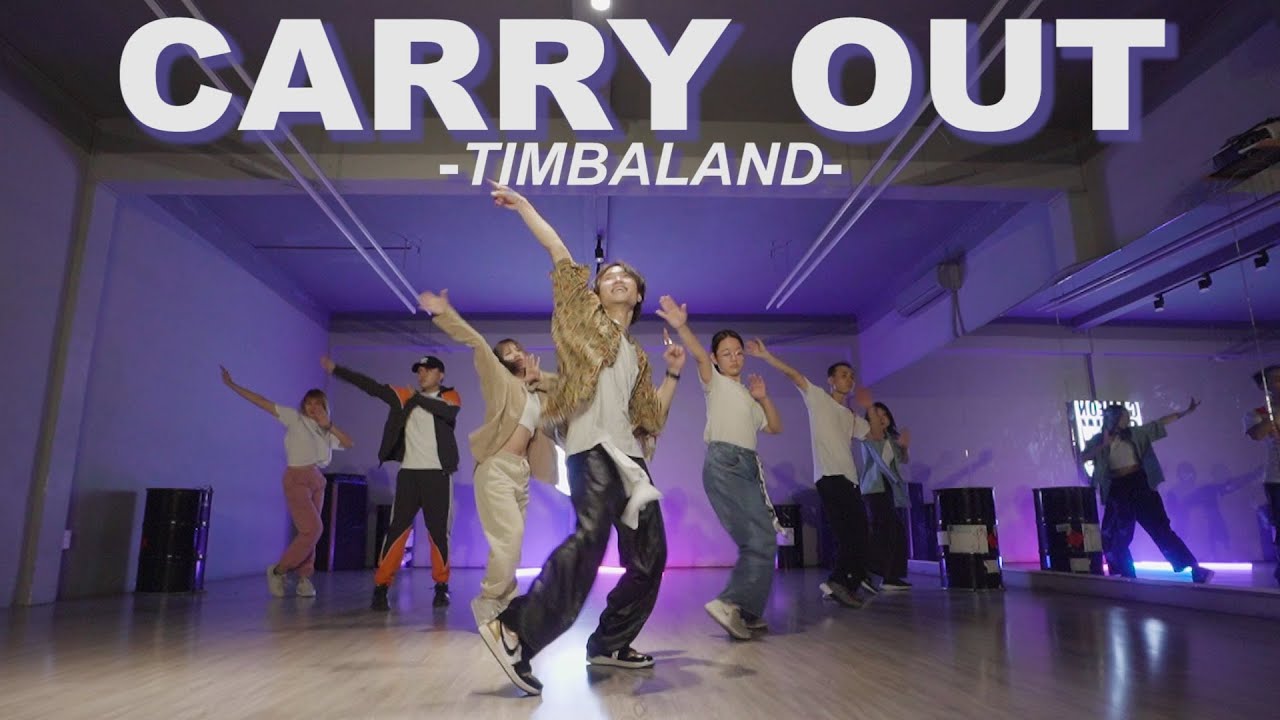 Carry Out - Timbaland ft. Justin Timberlake | Andy x Tu Nguyen Choreography | BEGINNER CLASS