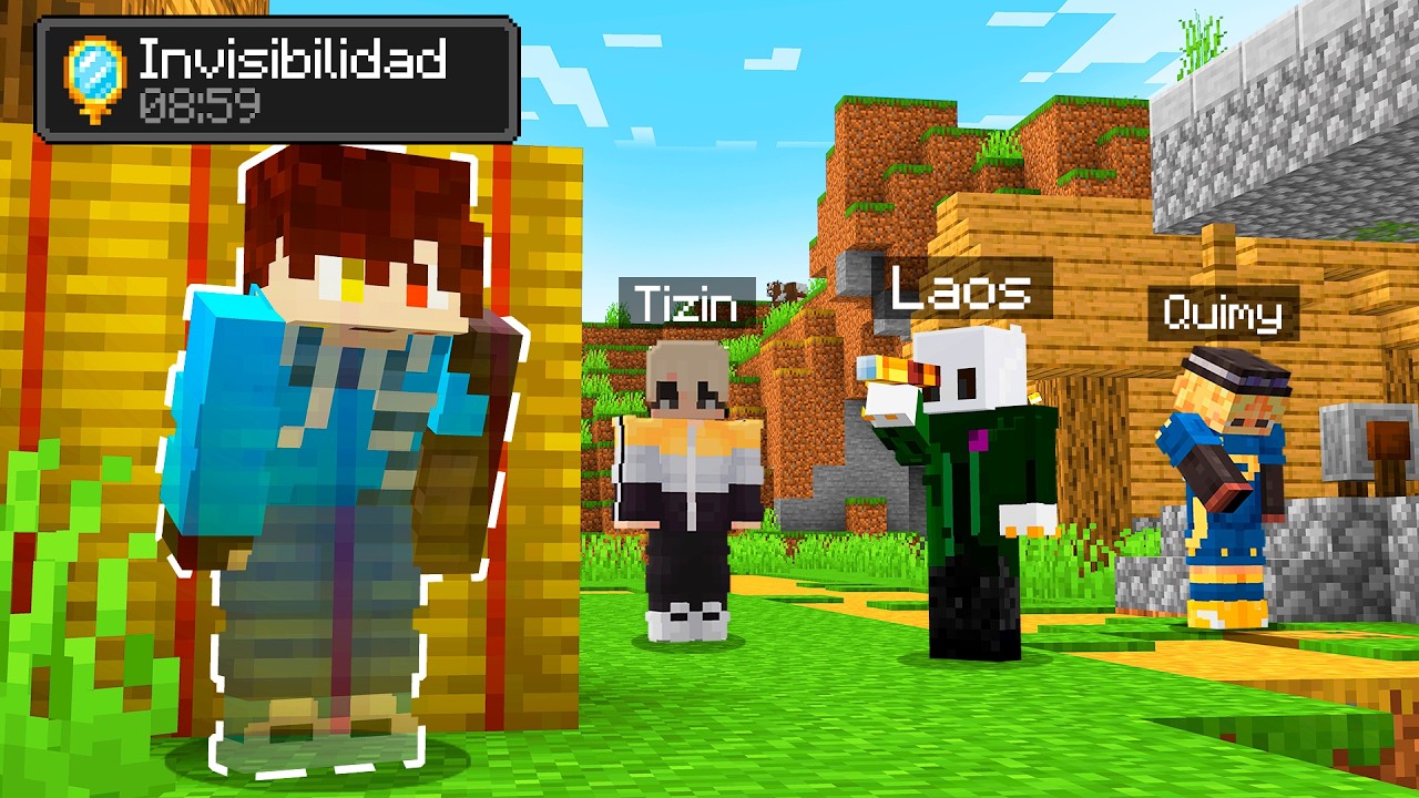 Probamos el MEJOR MOD de ESCONDITE en MINECRAFT