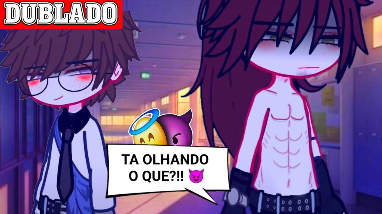 NÃO CORRE DE MIM, NERD!! 😏|| Mini-Filme || Gacha Club BL/YAOI 🏳️‍🌈「 Dublagem PT-BR 」