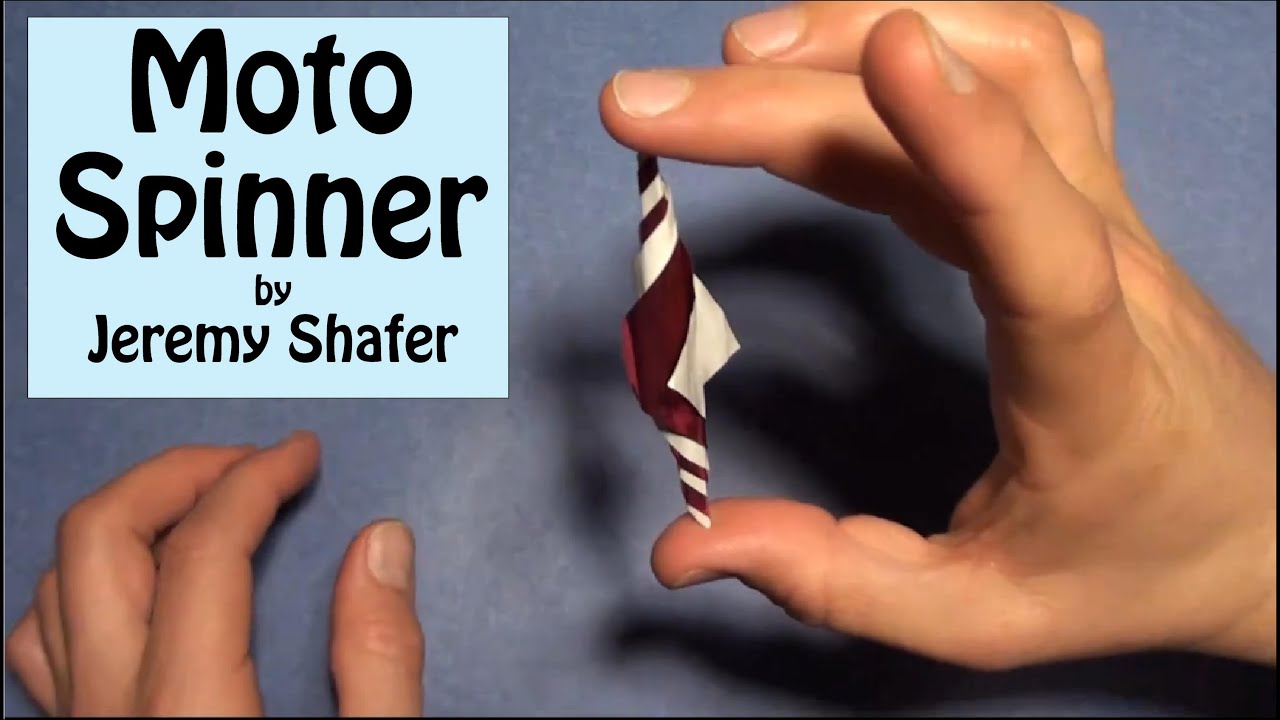 Origami Moto Spinner Designed by Jeremy Shafer