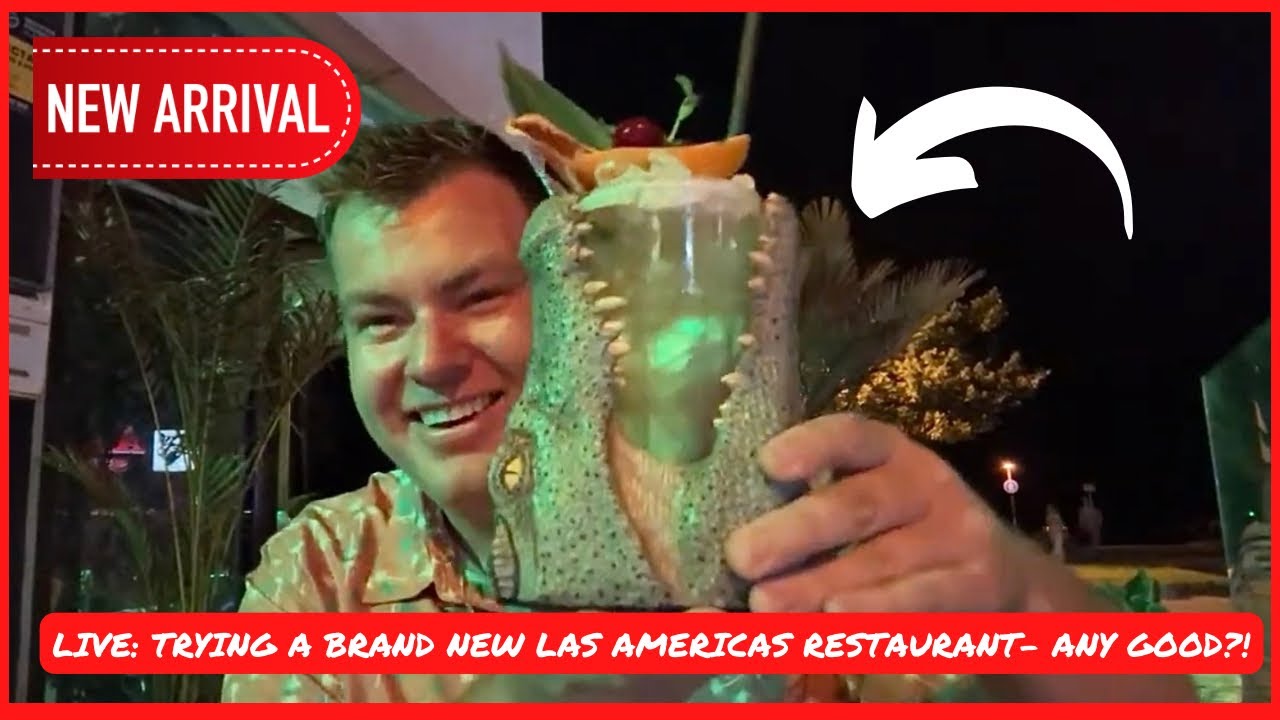 🔴LIVE: CRAZY NEW Restaurant in Las Americas- worth the price? Tenerife, Canary Islands ☀️