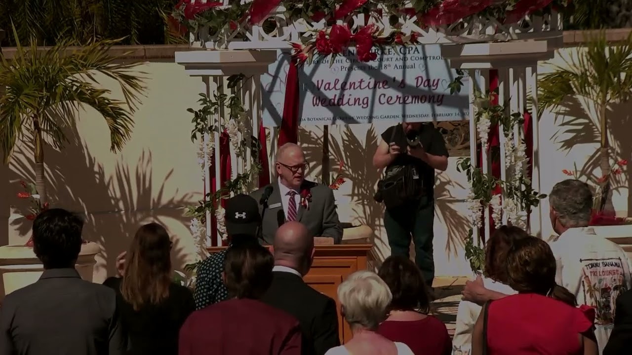 Pinellas Clerk's Valentines Day Wedding 2024