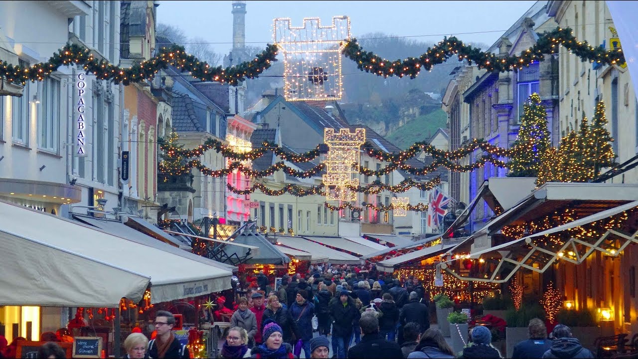 Valkenburg the Christmas town of the Netherlands 🇳🇱 [Part I] 4K