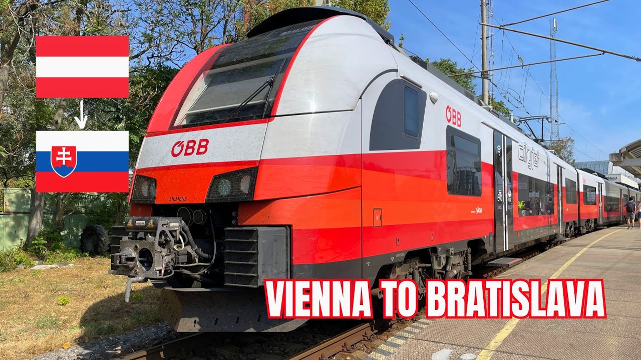 Vienna to Bratislava with Öbb Cityjet train