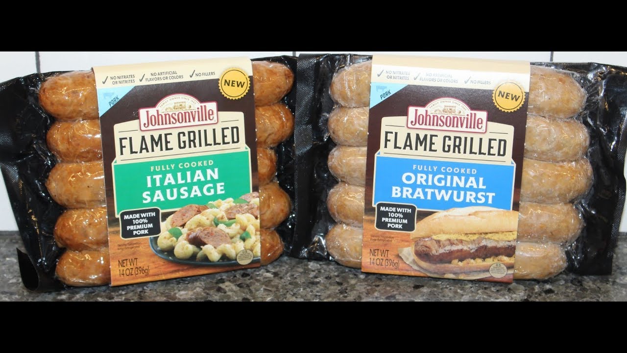 Johnsonville Flame Grilled: Italian Sausage & Original Bratwurst Review