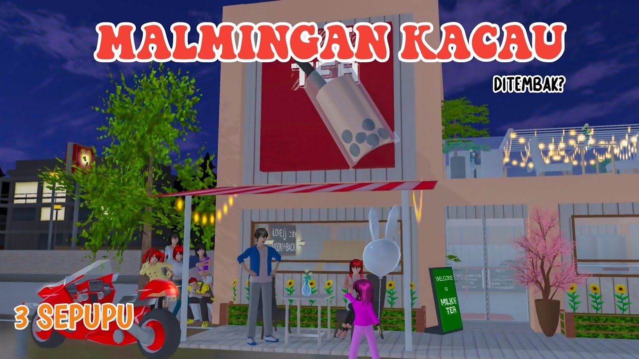 MALMINGAN KACAU || 3 SEPUPU || DRAMA SAKURA SCHOOL SIMULATOR