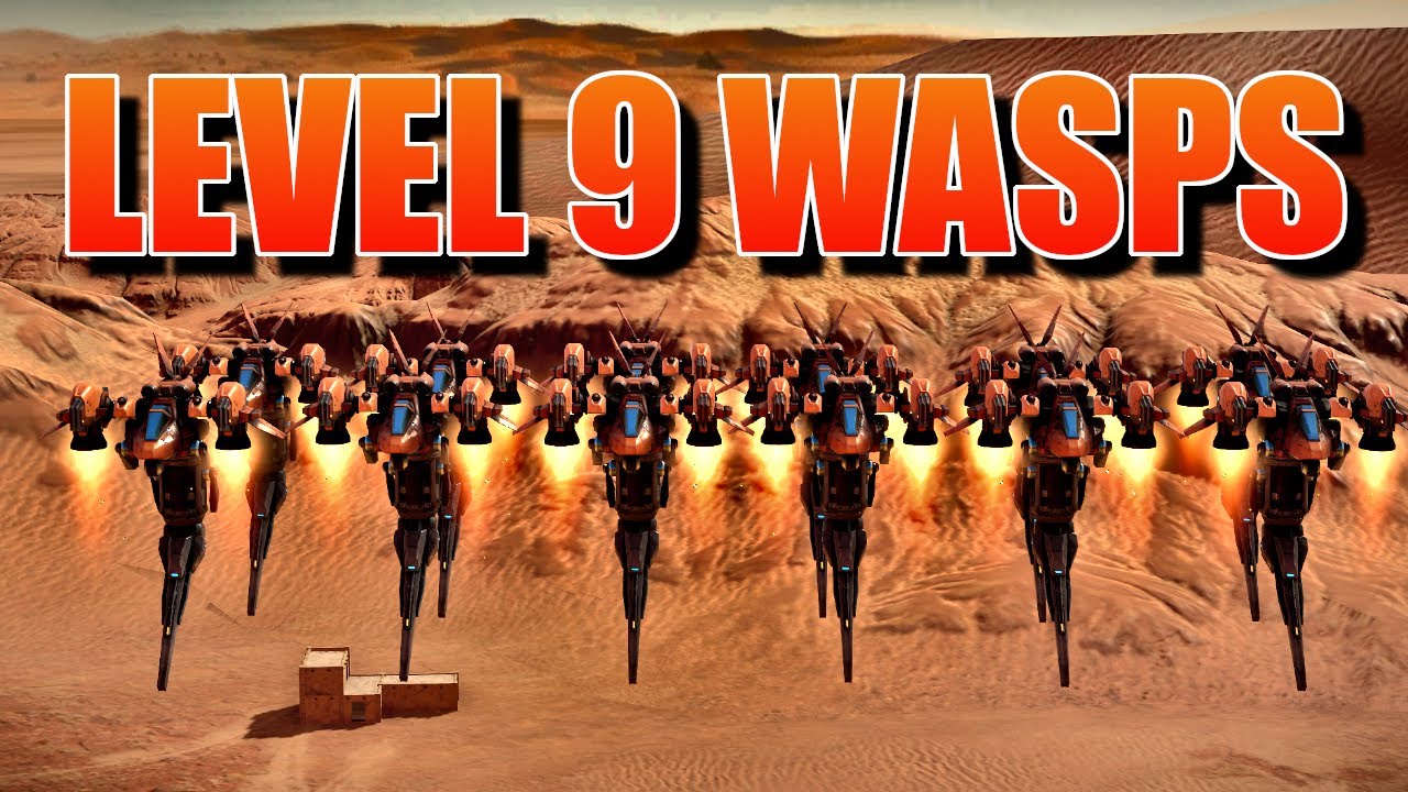 I built 16 SANDWORMS to support my LEVEL 9 WASP! | Mechabellum