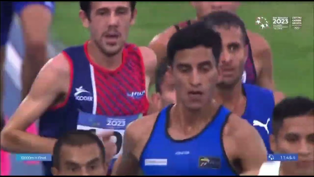 10.000m Final masculinos Juegos Centroamericanos y del Caribe 2023 El Salvador 🇸🇻 #atletismo