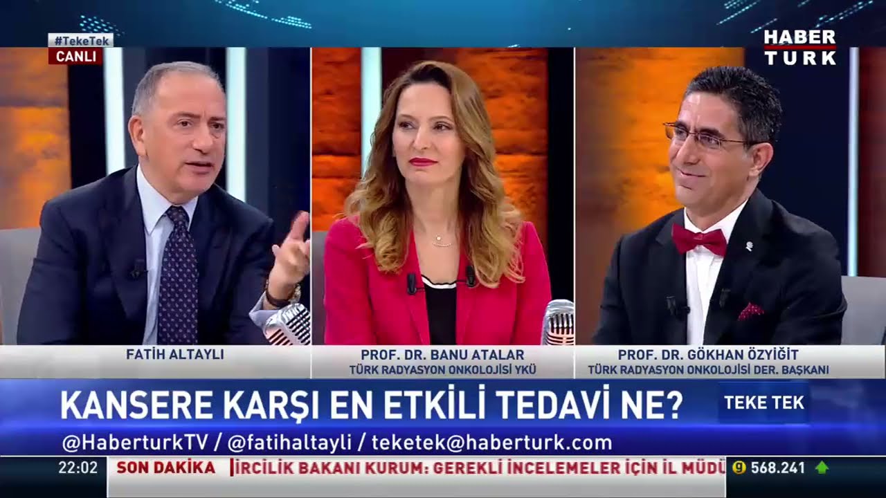 Habertürk TV Teke Tek Bilim programı, Radyasyon Onkolojisi Farkındalık Ayı özel yayını