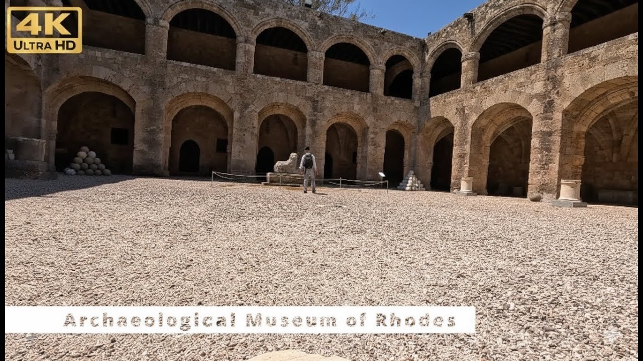 AMAZING Archeological Museum of #Rhodes in #Greece | #4K