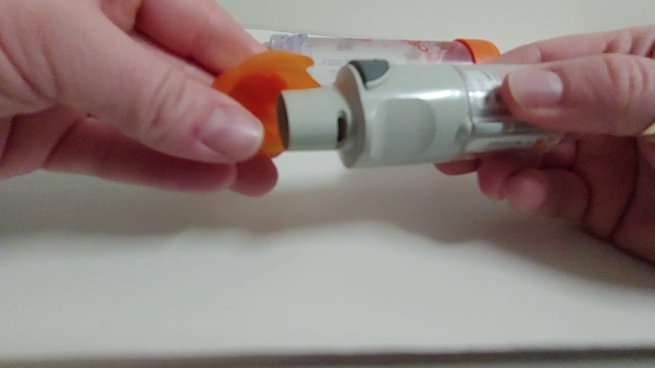 How to use a Combivent Respimat inhaler with Aerochamber