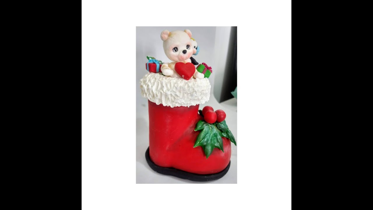 POTE BOTA DO PAPAI NOEL DE BISCUIT