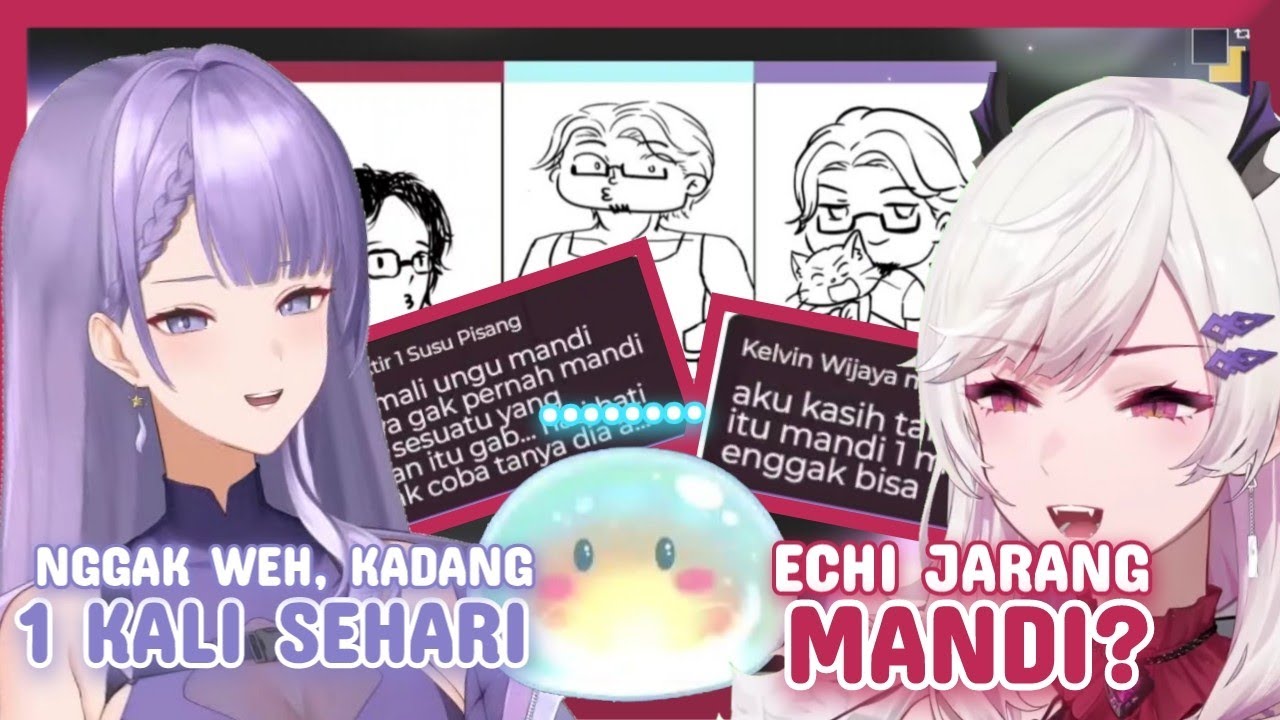 Menggambar CEO Ame ditemani Trakteer random【Gaby | Echi | Reinly】