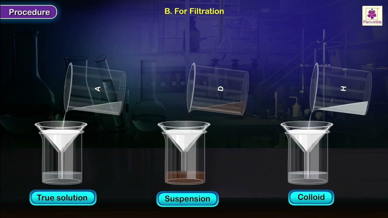 Difference Between a True Solution, Suspension and Colloid | Chemistry Experiment | Grade 9