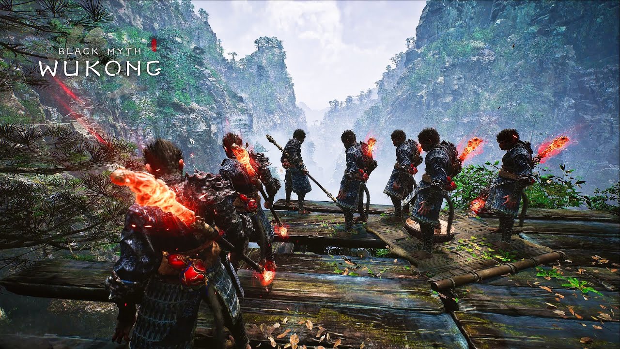 Black Myth Wukong - Attack of Shadow Clones Gameplay
