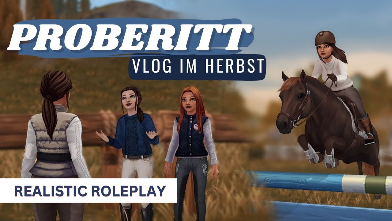 Proberitt im Herbst VLOG 😍🍁Auswärtstraining┃Star Stable realistic roleplay [DEUTSCH]┃ SSO RRP FMA