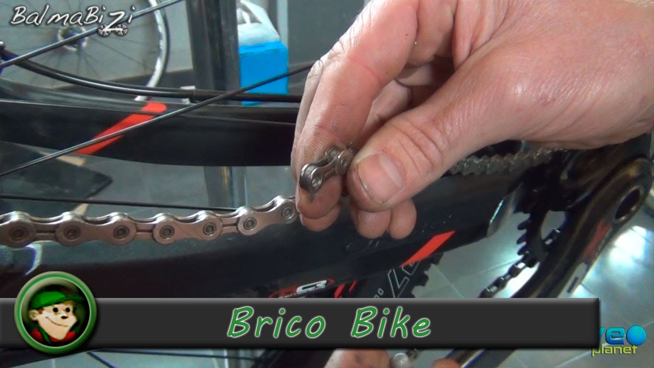 Arreglar cadena con cierre rápido de BICICLETA - Bricobike