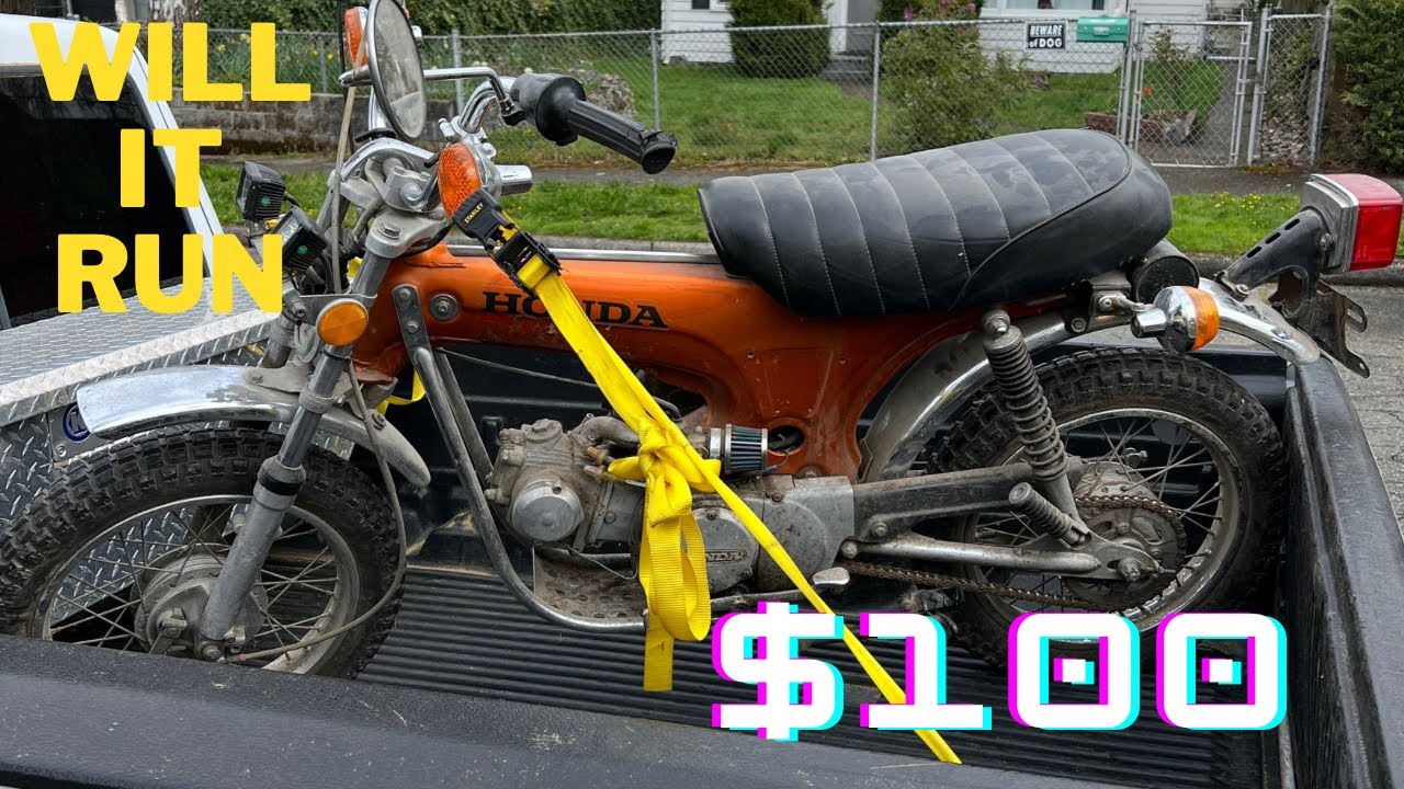 Будет ли он работать? Honda ST90 1974 года за 100 долларов