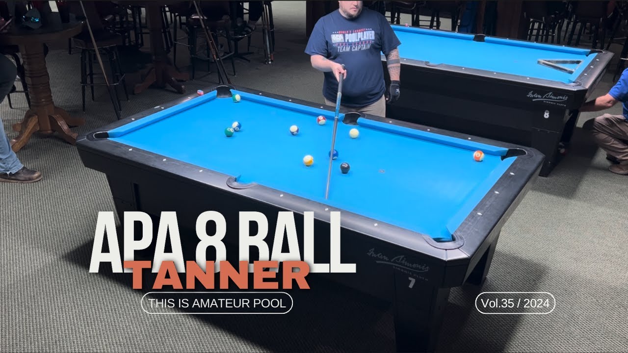 Ep 35: This is Amateur POOL! APA 8 Ball vs Tanner!