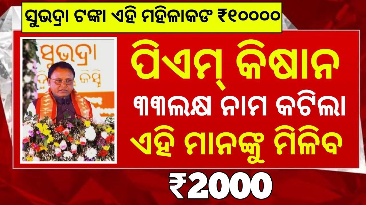 Pm Kisan Yojana Subhadra Next Kisti  | Stock Market for Beginners 25 02 2026