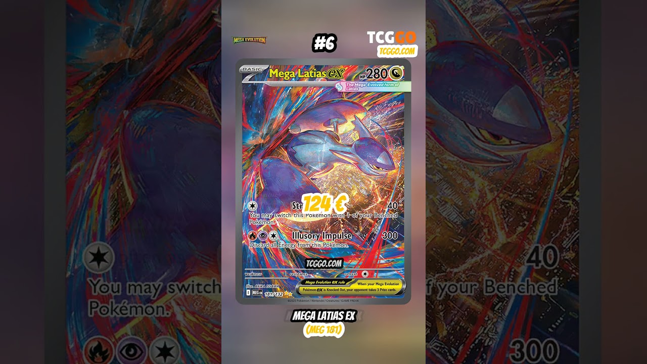 These 10 Mega Evolution Pok&eacute;mon cards are worth a fortune! 💰