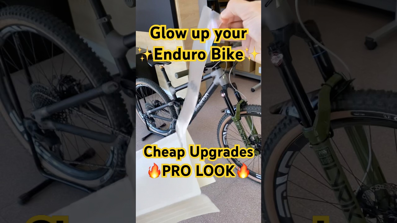 ✨Cheap Ways to Glow up your Bike🔥 #allmountainstyle #enduro
