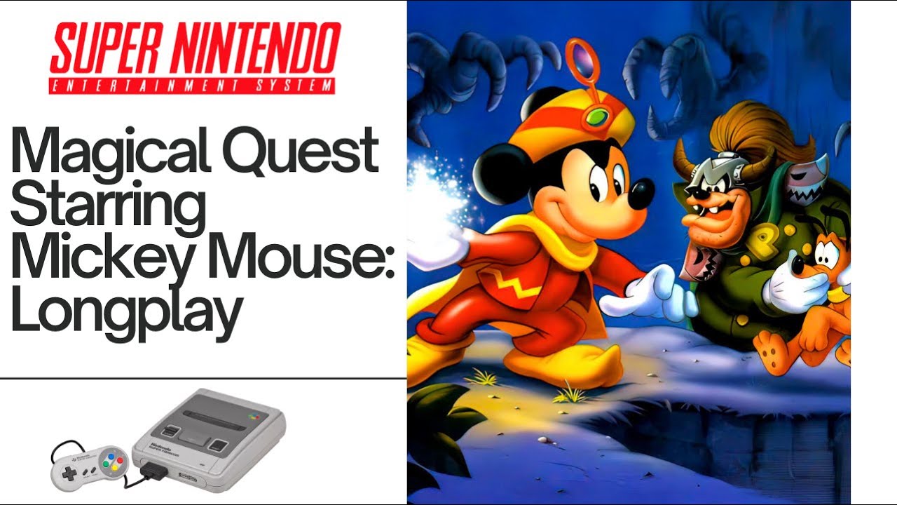 [Magical Quest Starring Mickey Mouse] Super Nintendo - Longplay - Rider Kick Six]