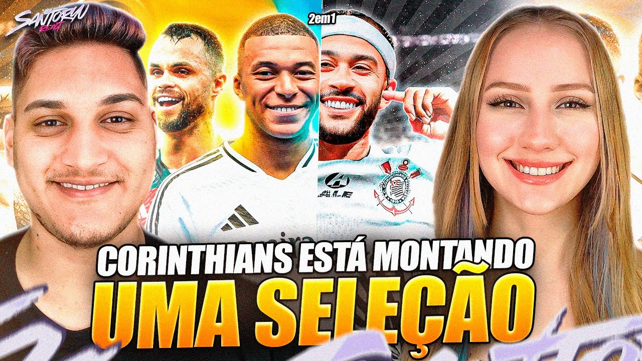 2 EM 1 - AS MELHORES TRANSFERÊNCIAS & MEMPHIS DEPAY É DO CORINTHIANS 🦅 FUTPARODIAS - REACT EM CASAL