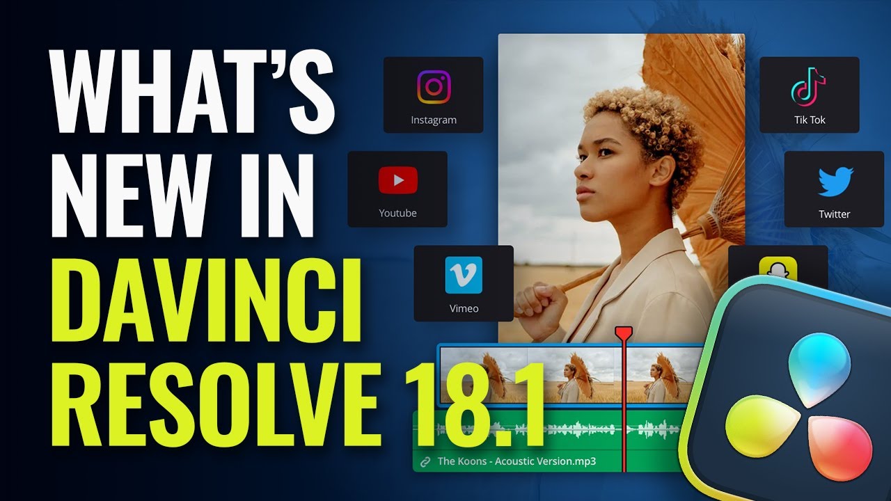 Что нового в DaVinci Resolve 18.1