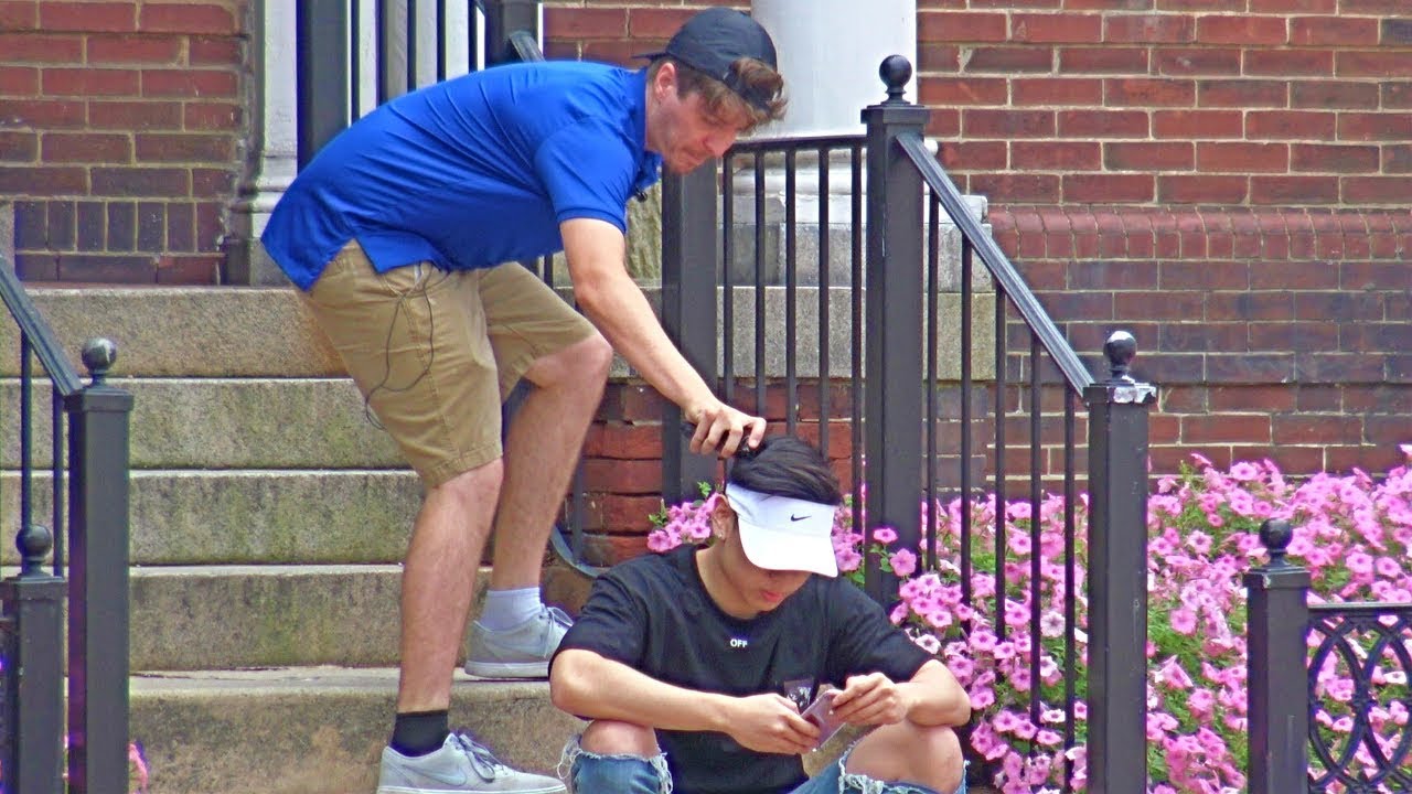 Shaving Peoples Heads Prank Part 3