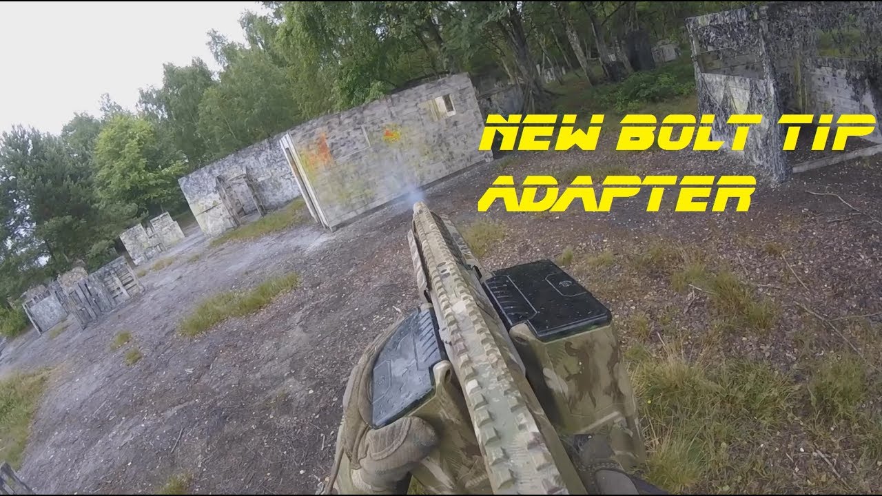 New Dye Dam Bolt Tip Adapter made by N2Oz-Paintball - Test Video