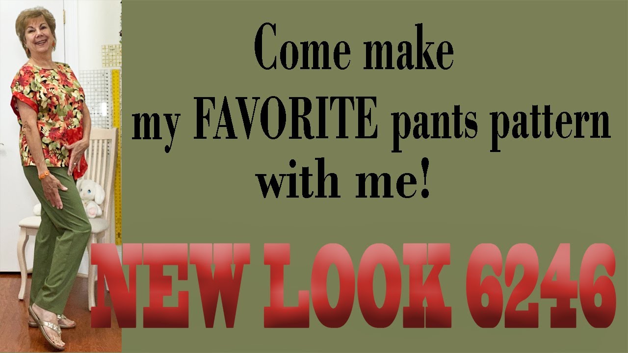 Easy, Fun, Pull-On, Great Looking PANTS - New Look 6246