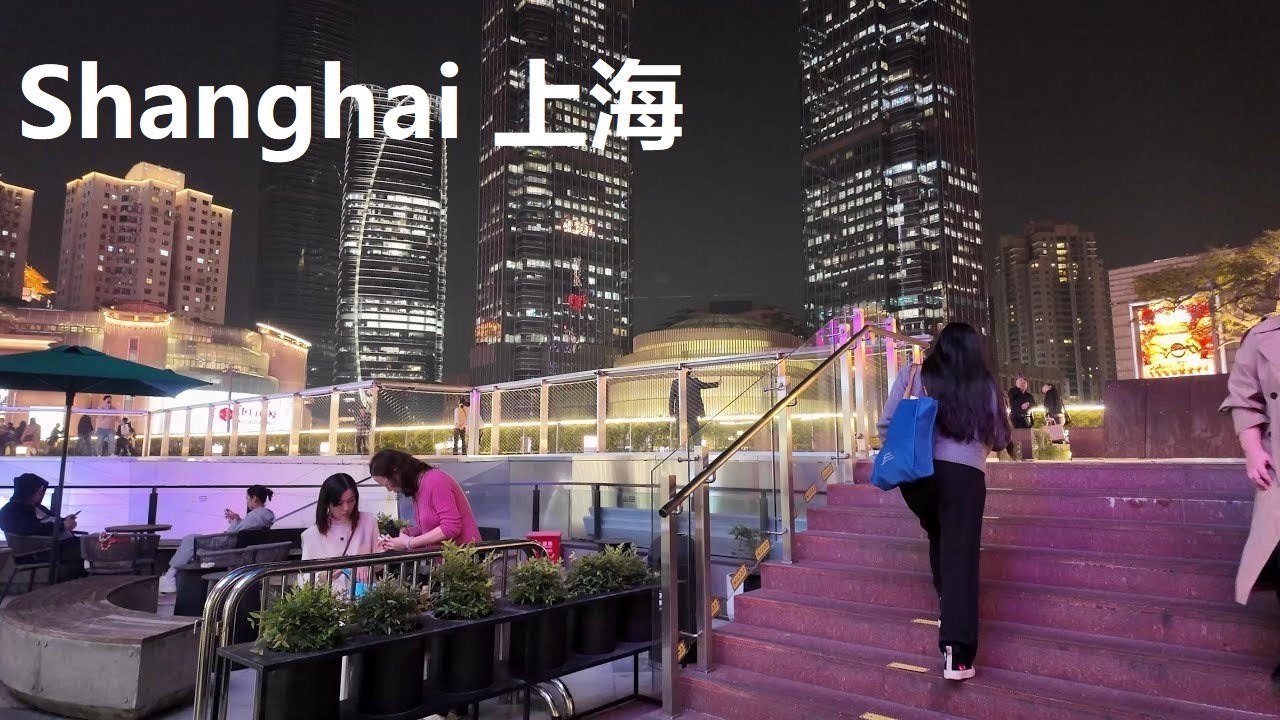 Shanghai  Mall City Walk 4K｜Xujiahui Skyscraper Night｜Gate M｜Xuhui Riverside West Bank｜Grand Gateway