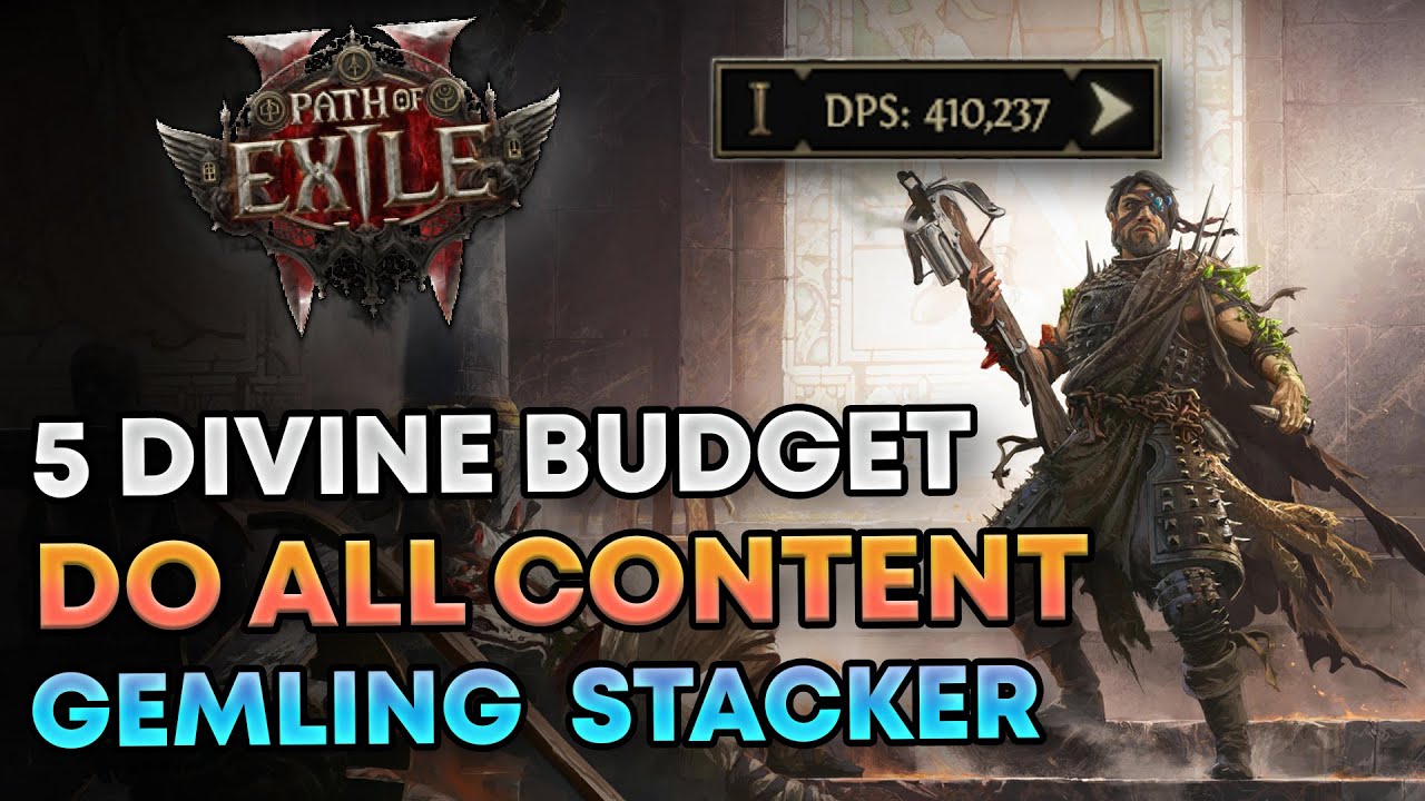 BEST 5 Divine Budget Attribute Stacker(All Content Viable) - Path of Exile 2 Build Guide