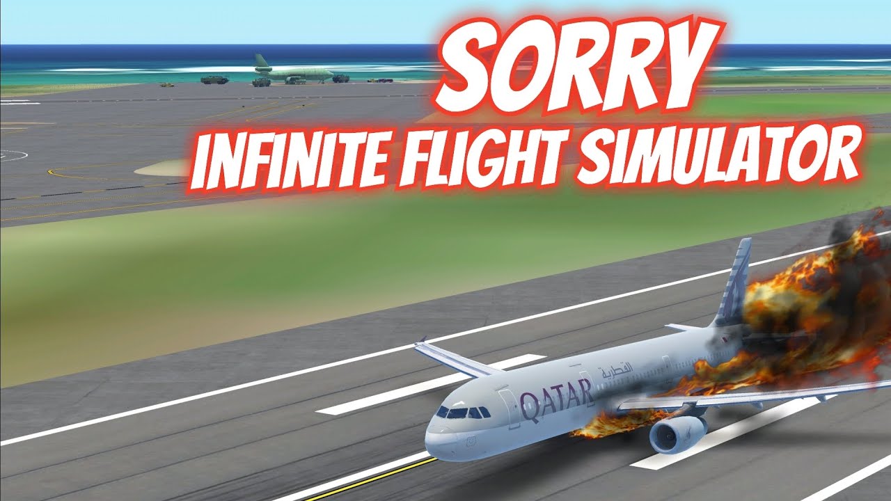 Quatar Airways Crashed In Doha Airport | Infinite Flight Simulator Gameplay. Infinite Flight MOD Apk