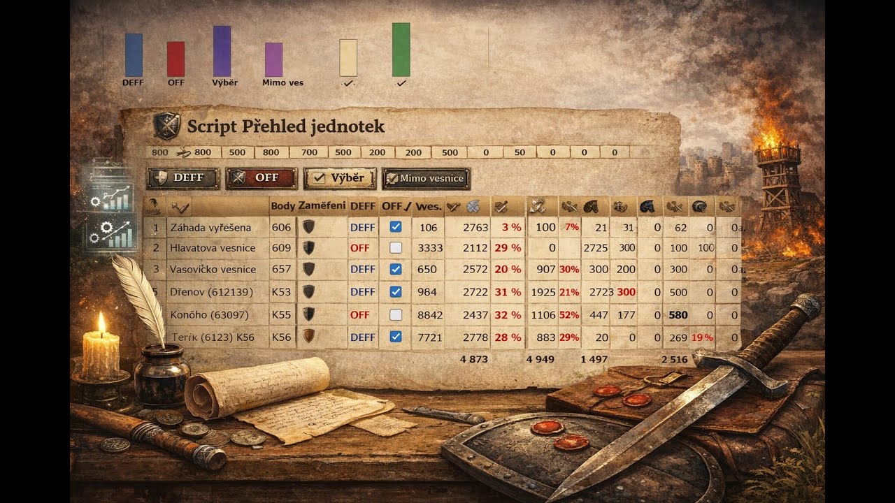 Divoké kmeny: Přehled jednotek