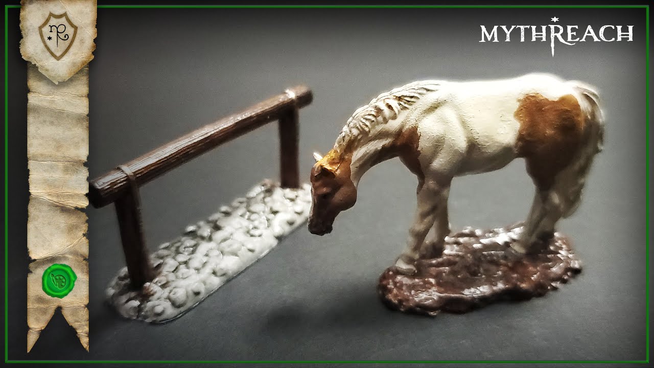 How I Paint... the Horse and Hitch from WizKids