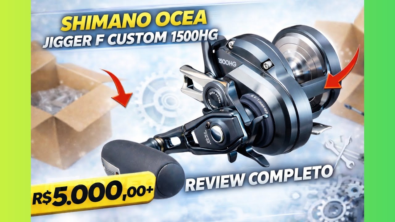 Carretilha de R$5.000 Vale Tudo Isso? | Shimano Ocea Jigger F Custom 1500HG
