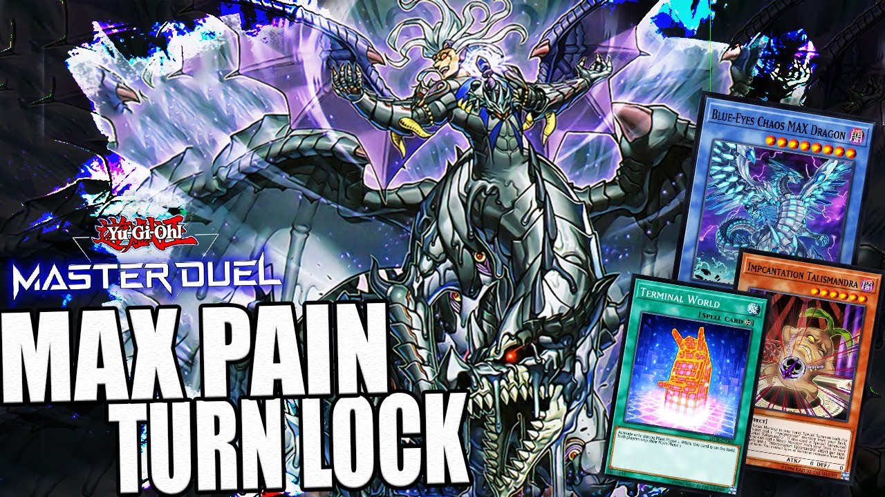 [Yu-Gi-Oh! MASTER DUEL] BLUE-EYES CHAOS MAX ft. AMORPHACTOR PAIN - TURN LOCK FTK?/NEGATE/OTK!!!