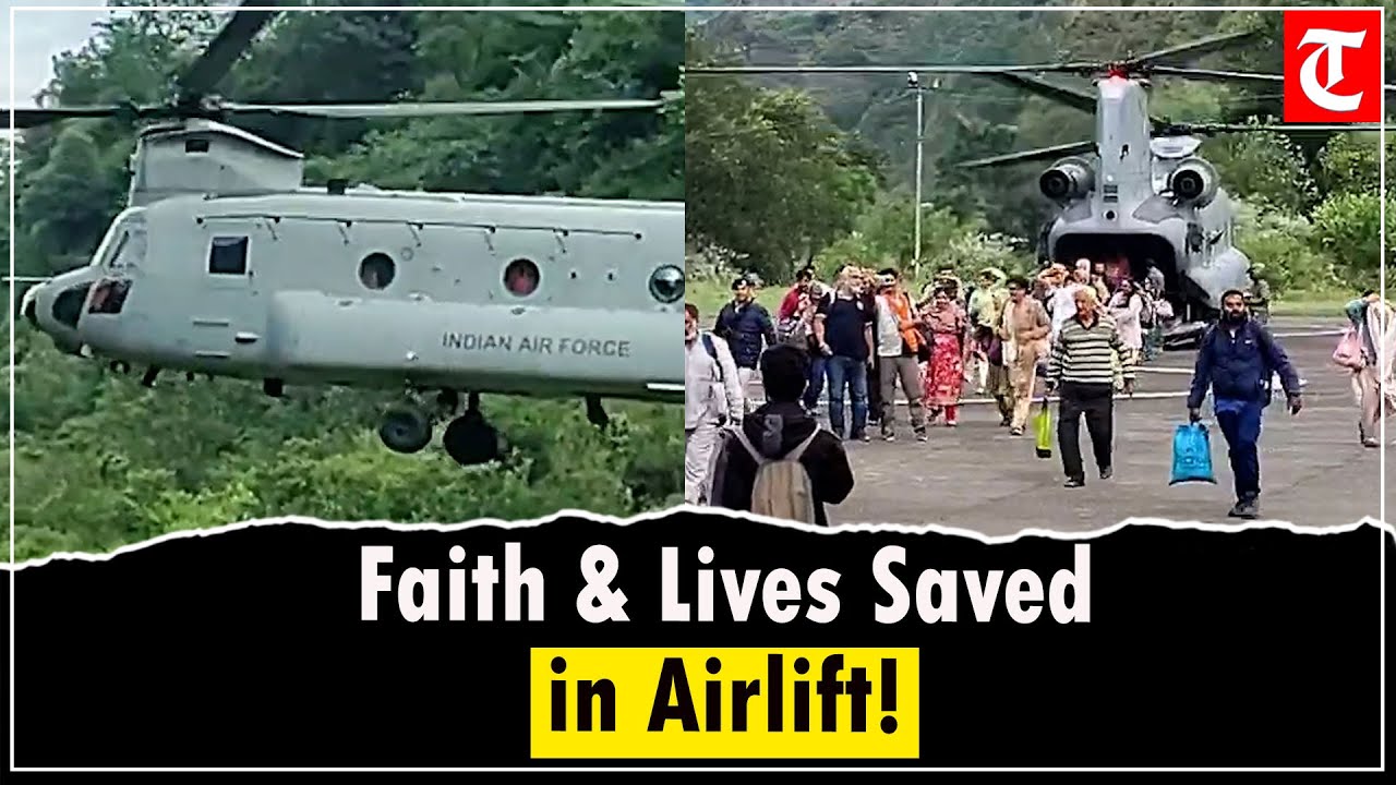 Helicopters Bring Hope: Manimahesh Pilgrims Rescued in Chamba