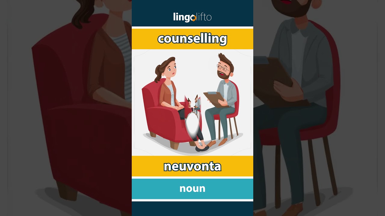 🇬🇧🇫🇮 counselling - neuvonta : learn English : opetellaan englantia : vocabulary builder