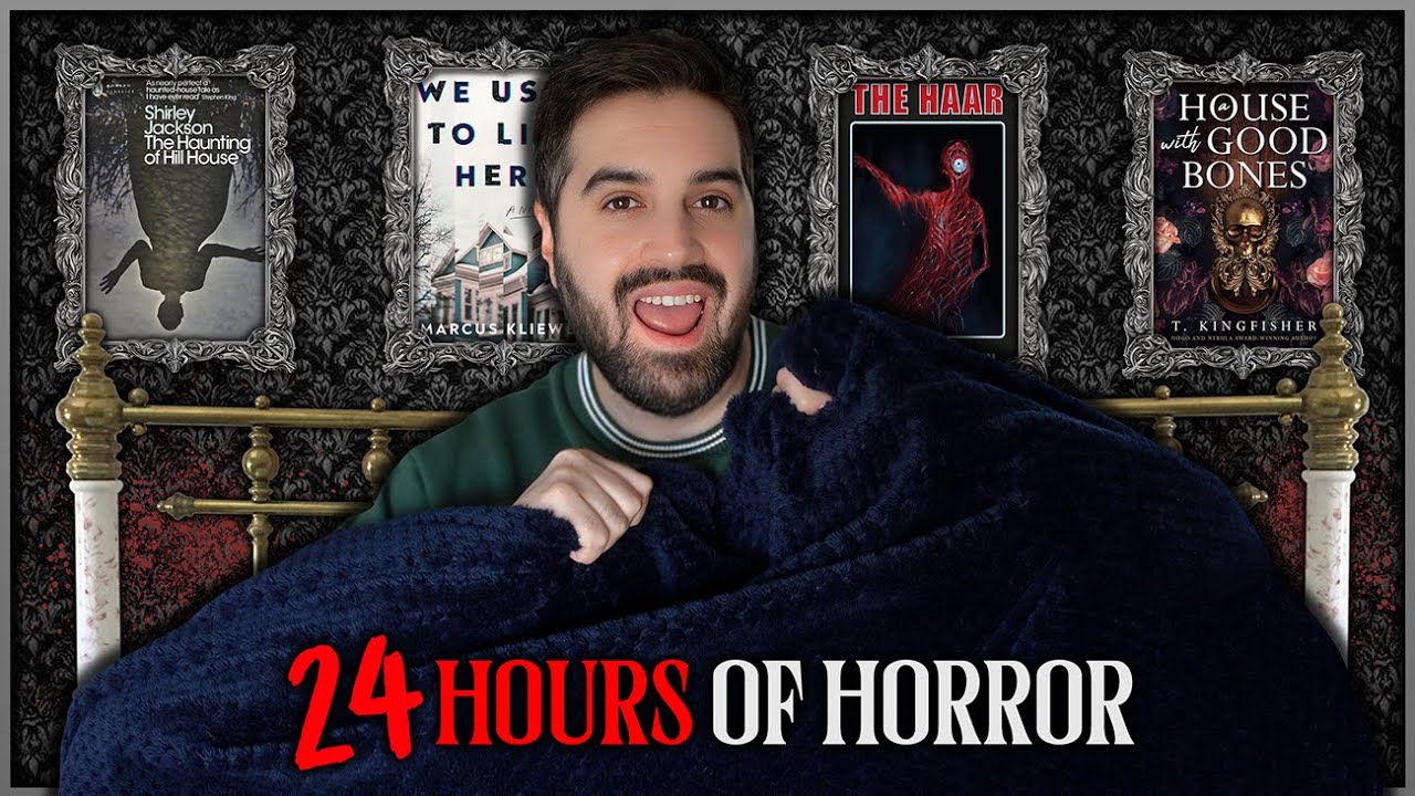 I Read Horror Books For 24 HOURS STRAIGHT 😱📚