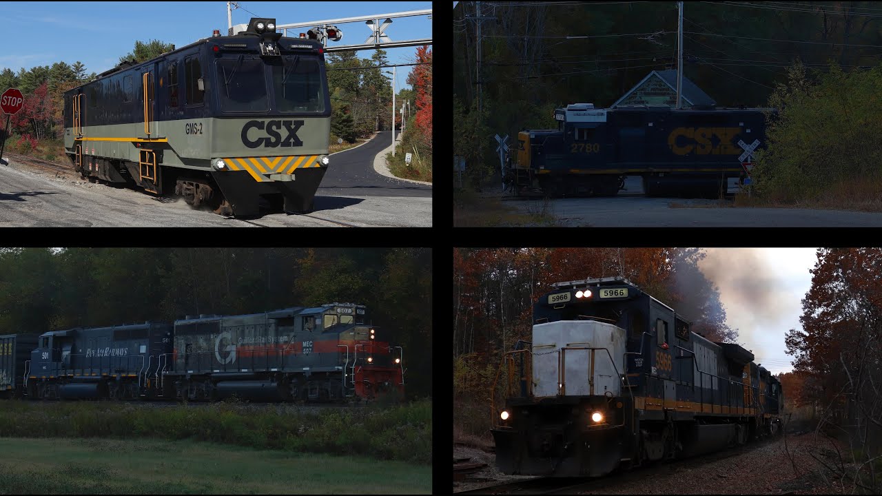 Over An Hour Of Action on the CSX Rumford Branch | W008, L054 | 10/1/2025 - 10/26/2025