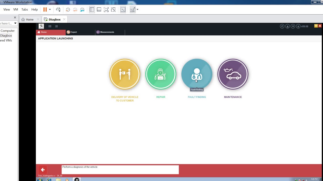How to use Diagbox 9.68 the first time