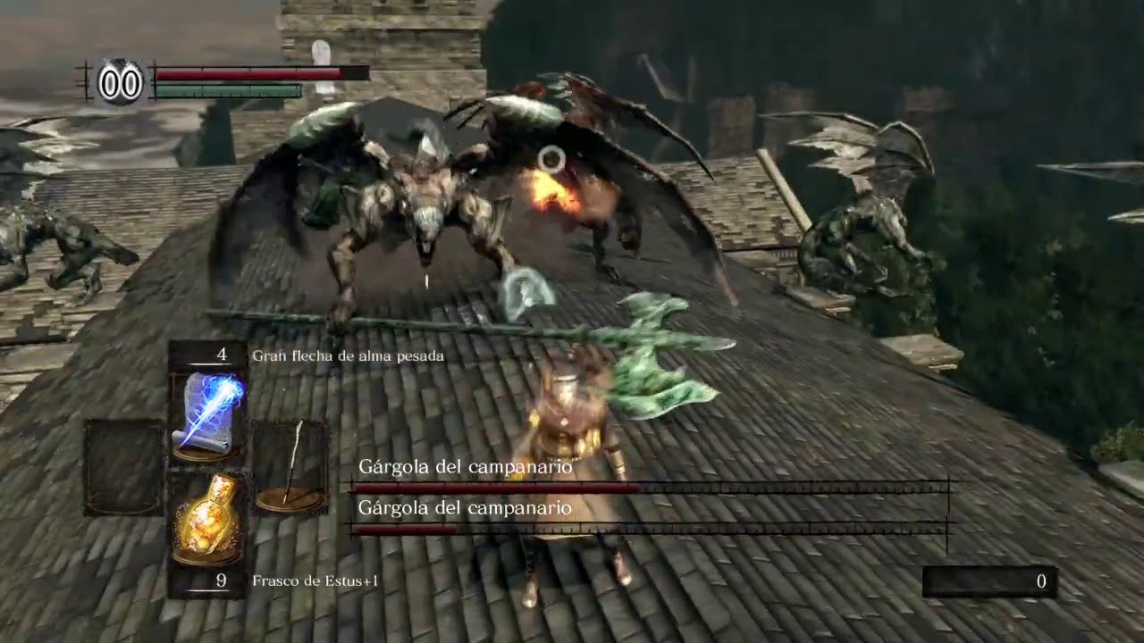 Dark Souls Remastered: Bell Gargoyles VS Sorcerer