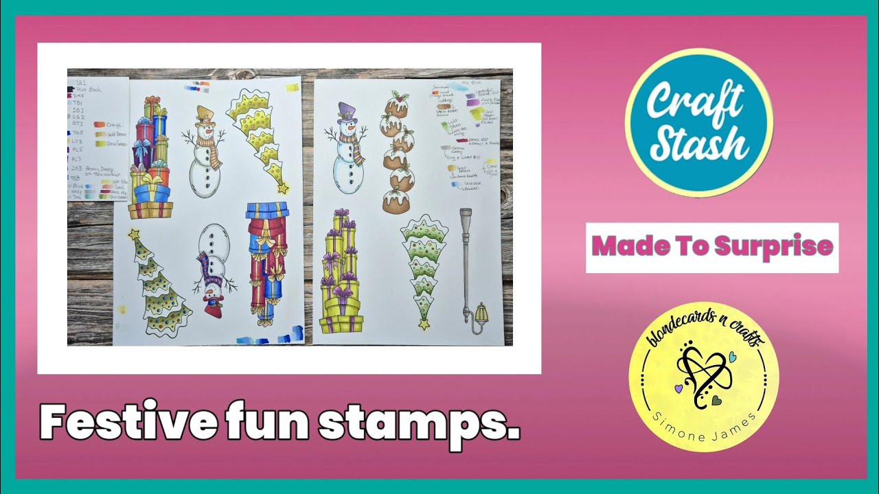 Coloring MTS stamps | Spectrum Noir Tri-blend Alcohol Markers |  @MixedUpCraft | @CraftStashcoukTV