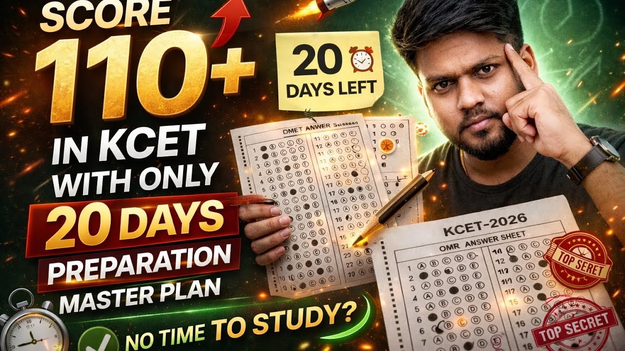 HOW TO SCORE 110+ MARKS IN KCET|HOW TO GET MORE MARKS IN KCET WITHOUT STUDYING|KCET GUESSING TRICKS