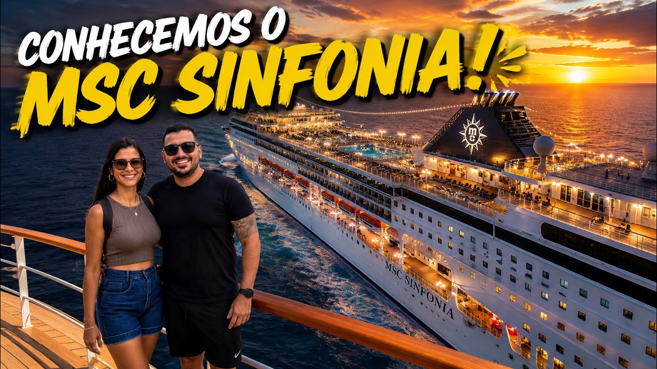A Vida a Bordo de um Cruzeiro 🚢 | 😎🍹- MSC Sinfonia